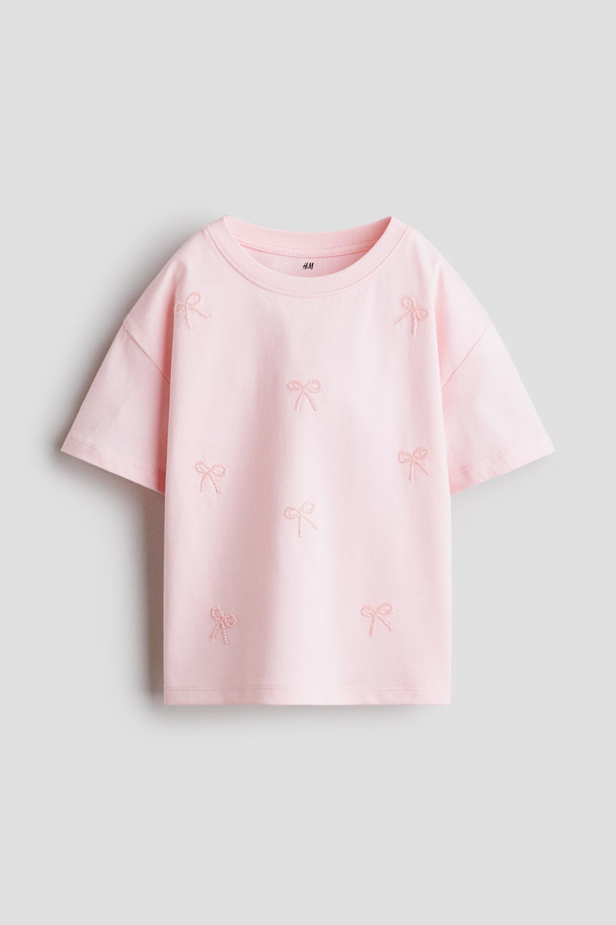 Camisa rosada niña chongos coquete H&M 1353057009