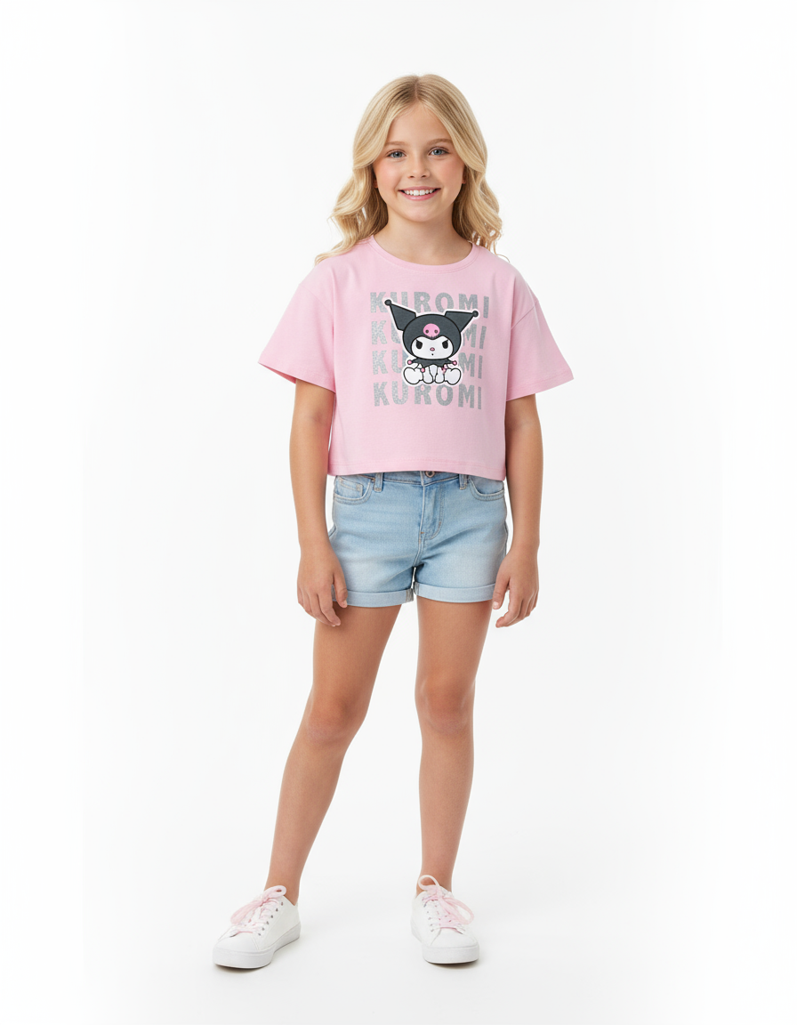Camisa Kuromi rosada mood St Jacks niña 2030199102 promo 2x1000