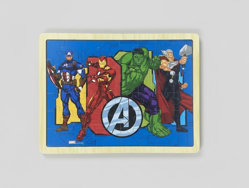 Juguete rompecabezas MT-MVL-WP20 niño avengers hulk iron man capitan america