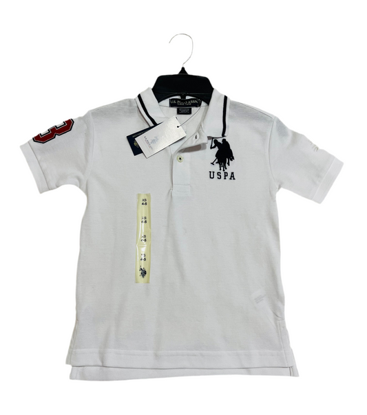 Camisa Polo blanca Niño manga 3