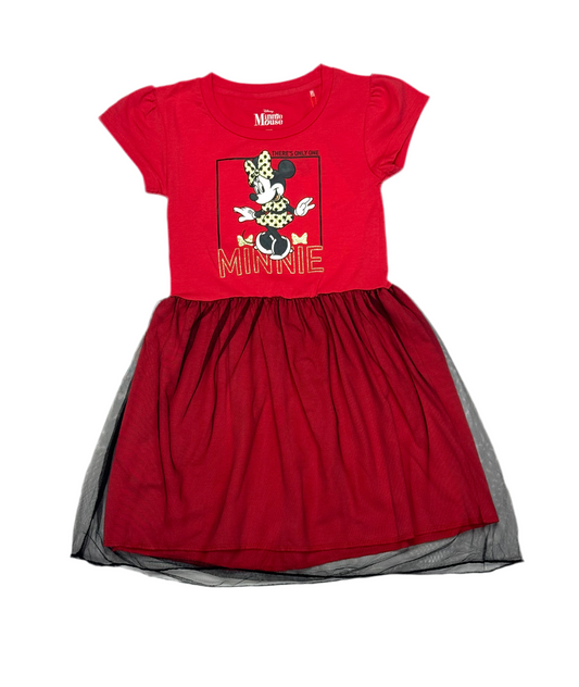 Vestido rojo niña Minnie Disney MM-2465