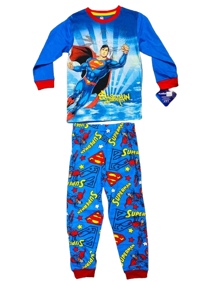 Set 2 piezas pijama superman niño