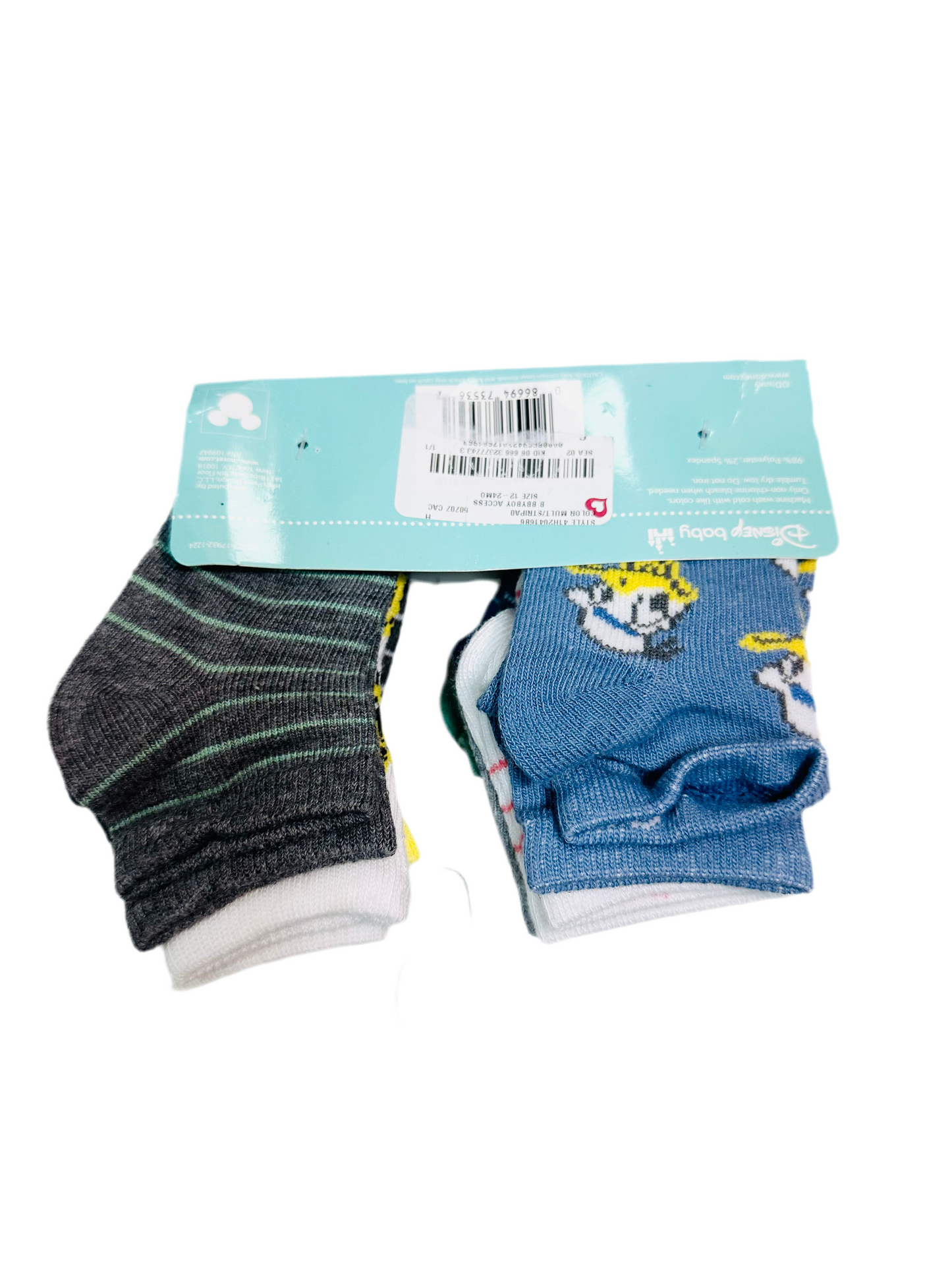 Set 10 pares calcetines Disney Mickey bebe niño