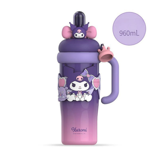 Termo termico Kuromi niña acero inoxidable 960 ml samrio