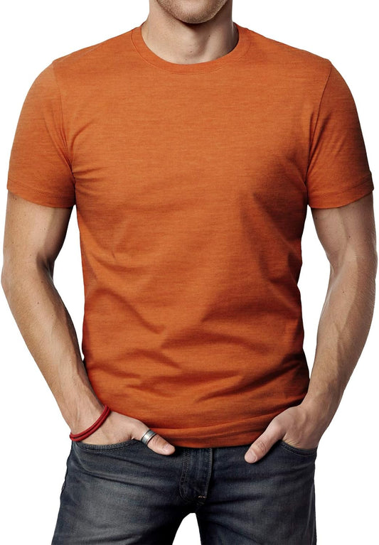 Camisa camiseta café terracota hombre  018-M23-294 590/390