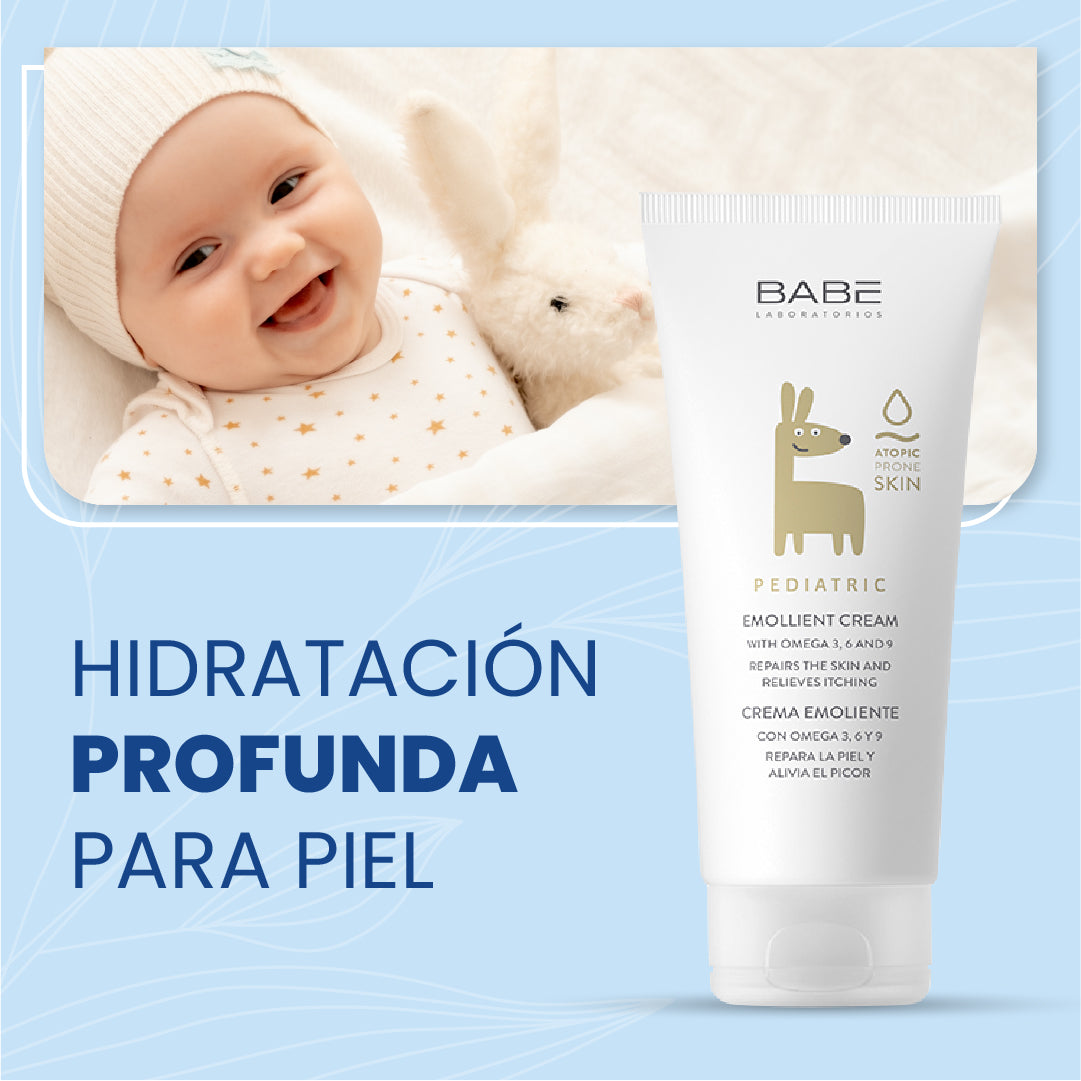 Crema emoliente Hidratante Pediatrico Babe 200 ml bebe niño niña