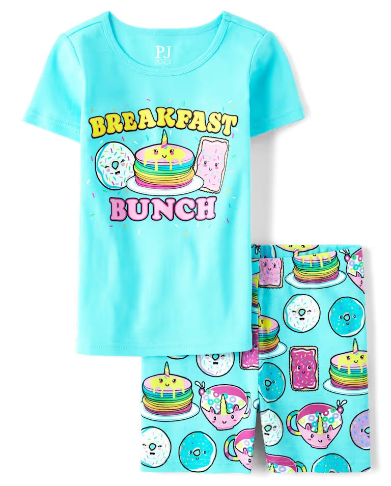 Set pijama 2 piezas niña place azul dona 20915184
