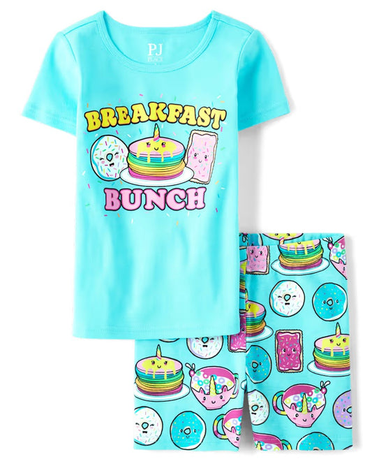 Set pijama 2 piezas niña place azul dona 20915184
