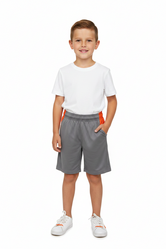 Calzoneta Short traje de baño gris niño promo 4x1000 deportivo