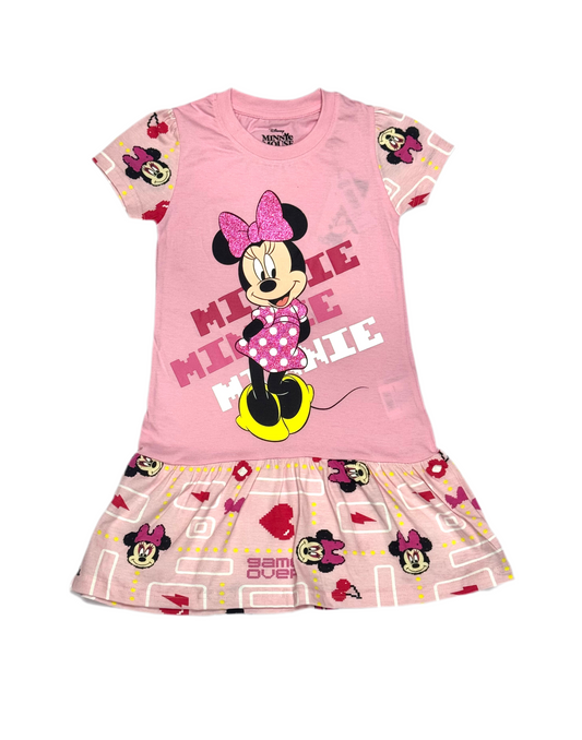 Vestido rosado claro niña Minnie Disney MM-2571
