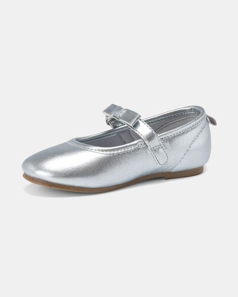 Zapatillas plateadas Carters niña