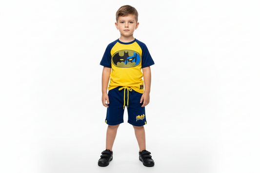 Set 2 piezas short camisa amarilla batman niño C9-BA-948N 545490