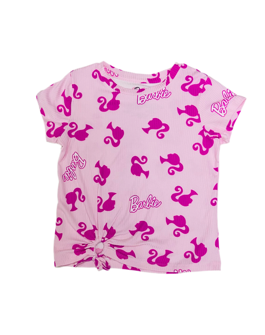 Camisa rosada barbie niña