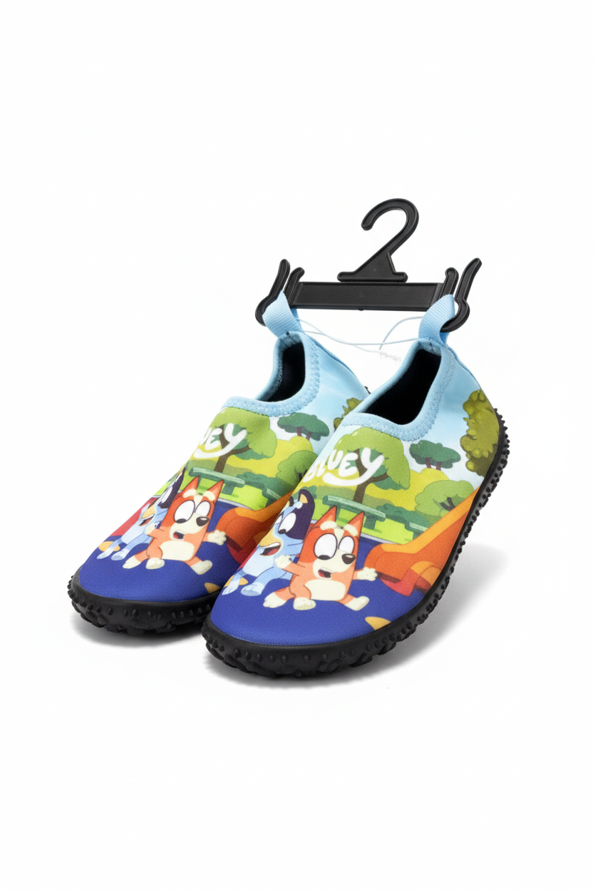 Sandalias de baño azul celeste bebe y niña niño Bluey & Bingo D8-BLU-Z157N water shoes