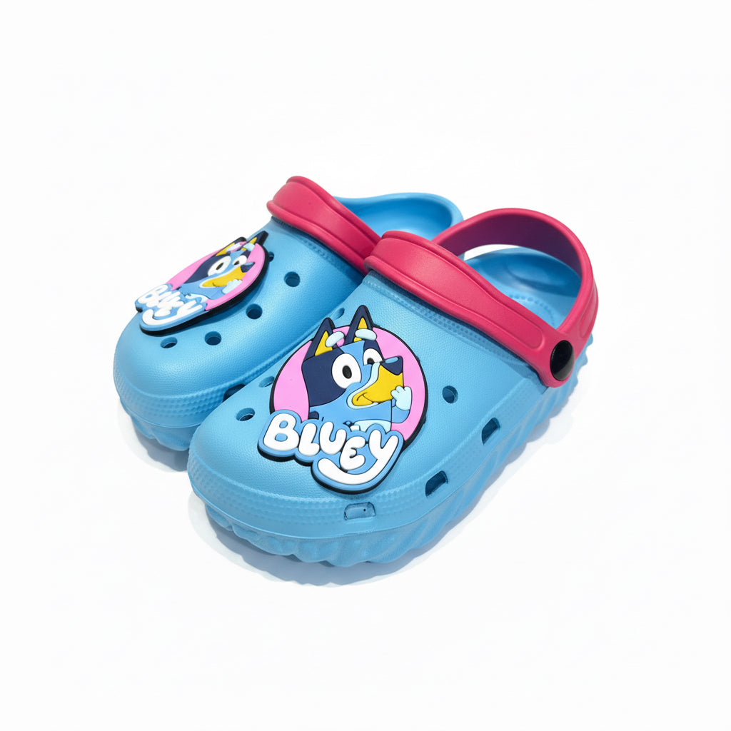 Sandalias crocs azul celeste niña bluey D8-BLU-87CR 390345