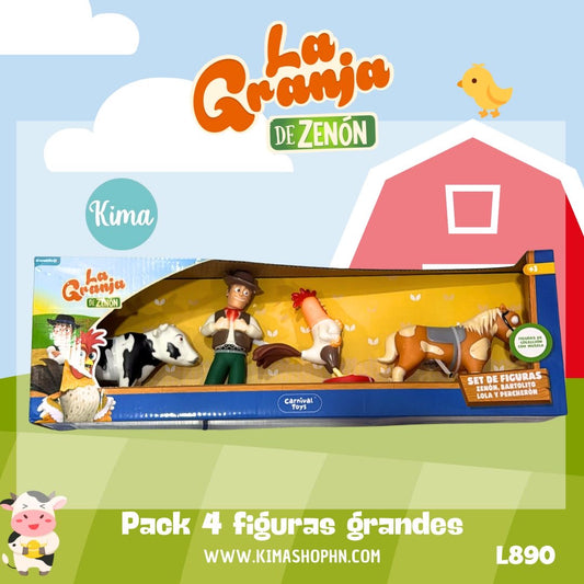 Juguete la granja de zenon 4 piezas RT-GZ6-04S niña niño 890690