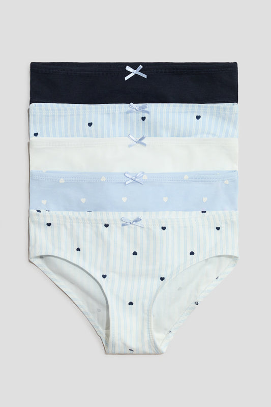 Set 5 ropa interior niña azul H&M 1214392029