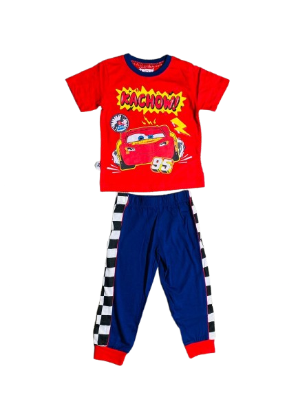 Set 2 piezas pijama cars niño