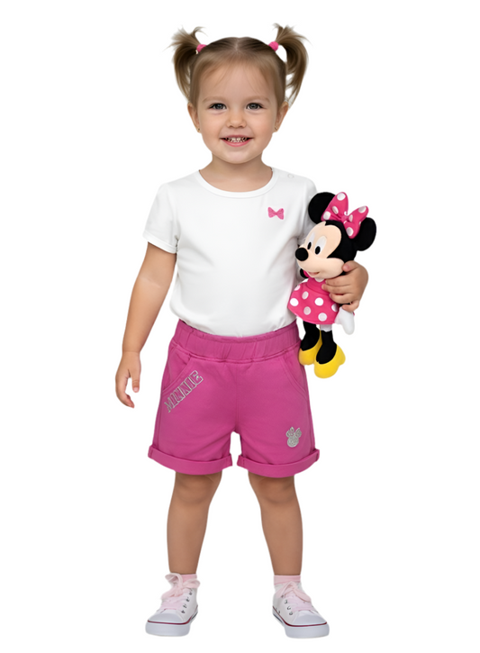Short rosado niña Minnie Disney MM-2520