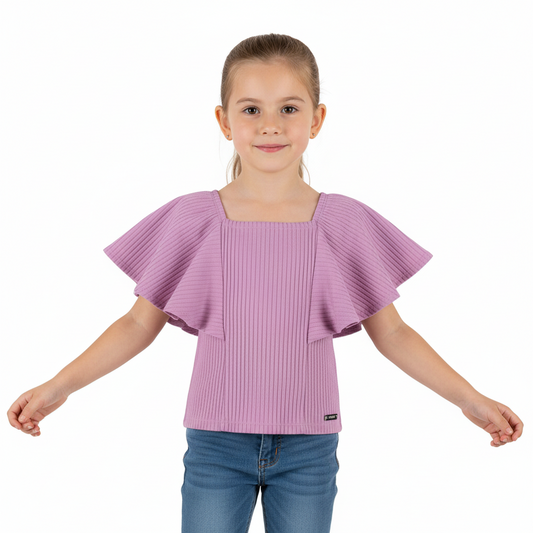Camisa morada niña quimbykids 34182-143209