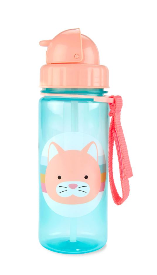 Termo bote Skip hop Gato gatito plastico pajilla
