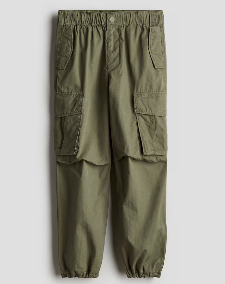 Pantalon Jogger verde niño H&M