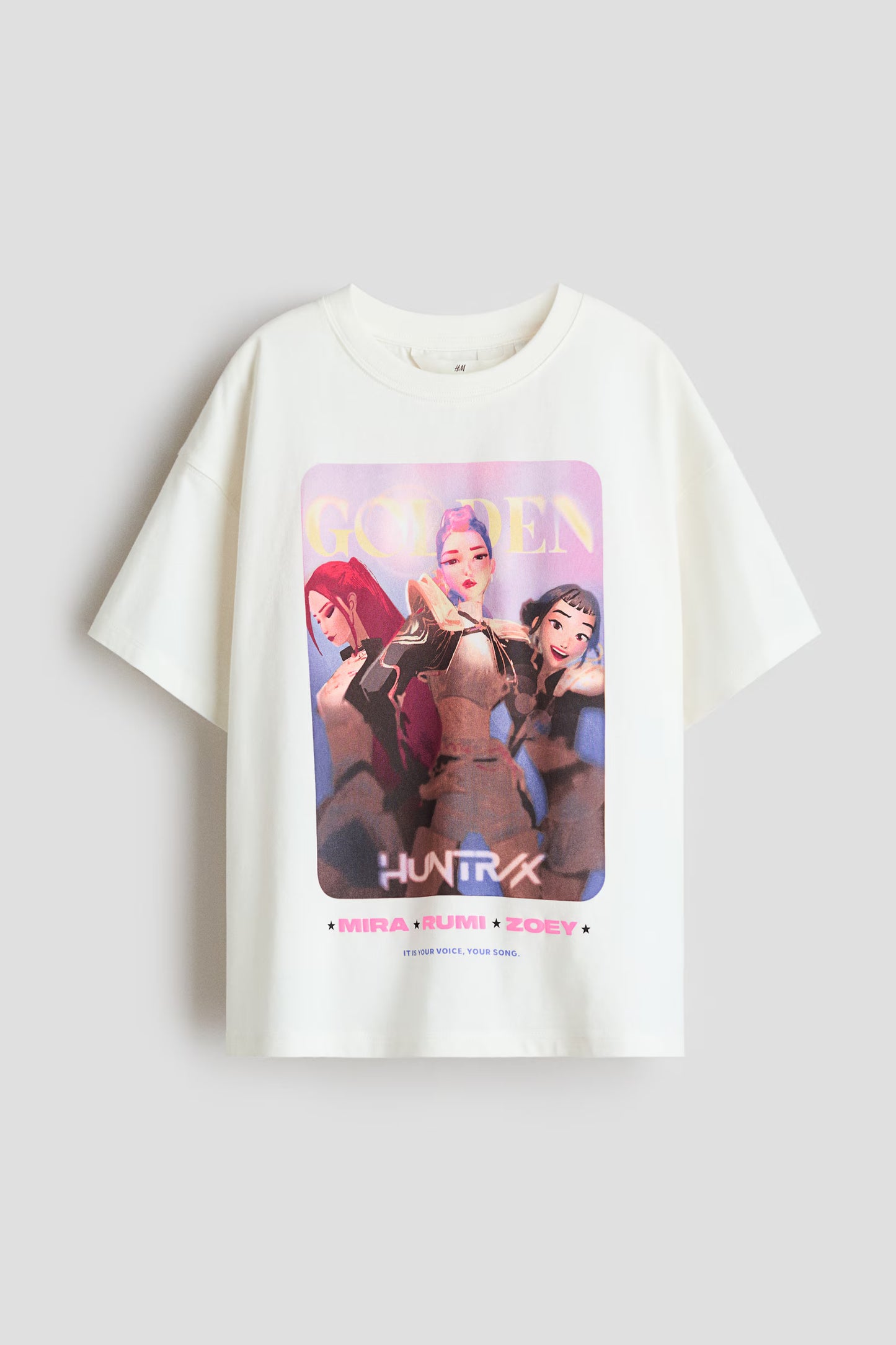 Camisa blanca niña K pop Huntrix 1263226064