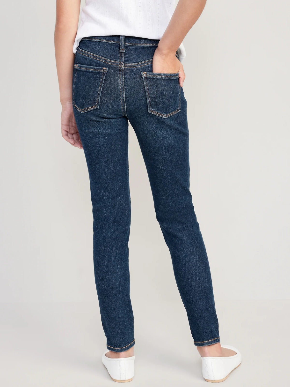 Pantalon Jeans Jeggings skinny Old navy Niña azul oscuro.730766-001