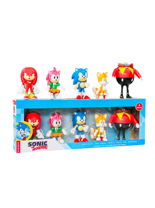 Juguete set figuras de sonic