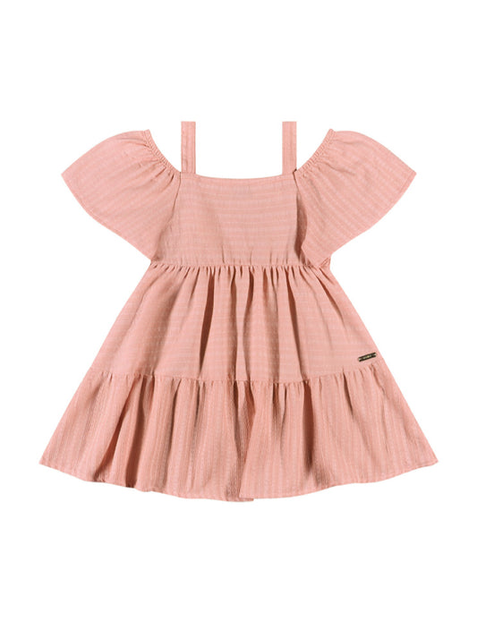 Vestido salmón quimbykids niña 34163-141324