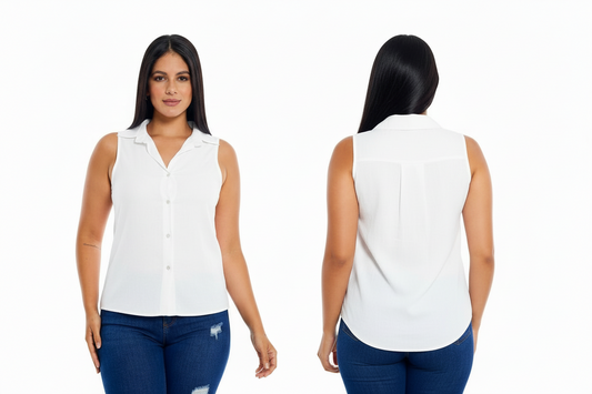 Camisa dama mujer blanco CTD1141-8 490390
