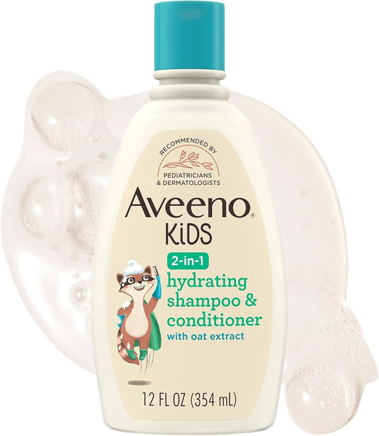 Aveeno shampoo y jabon bebe niña niño 12oz 354ml