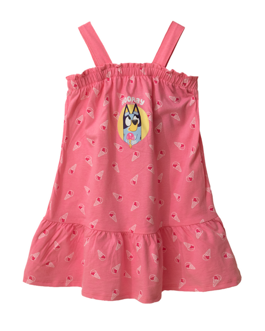 Vestido rosado Bluey ice cream St. Jack's niña 2090044003