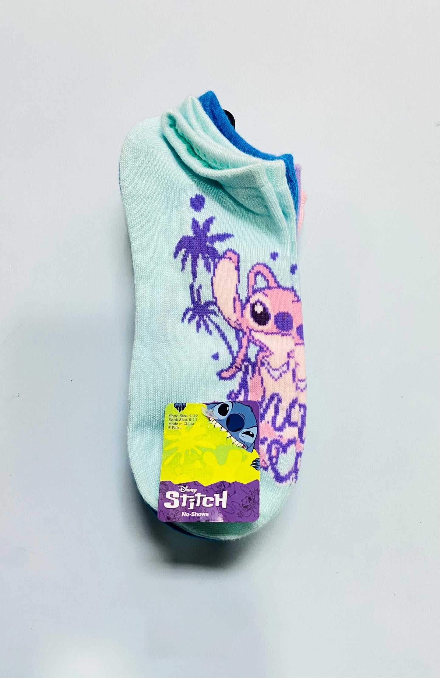 Set 5 Pares Calcetines Stitch
