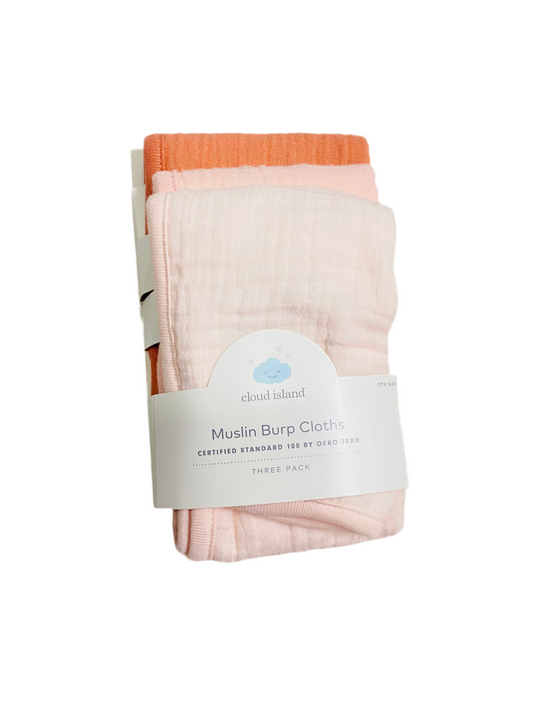 Set 3 toallas manta sabana salivera para eructar bebe niña cloud island