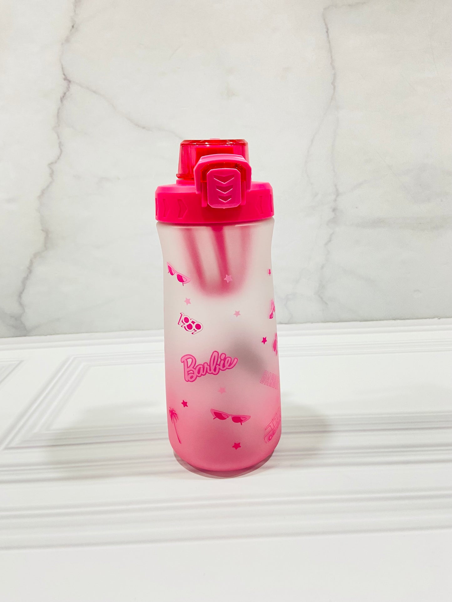 Termo bote plástico barbie 1100ml