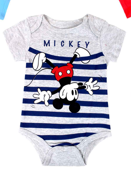 mameluco gris Mickey bebe niño D2-MK-1016B 250220