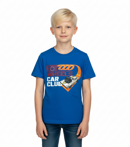 Camisa azul niño Hotwheels Disney HW-91428