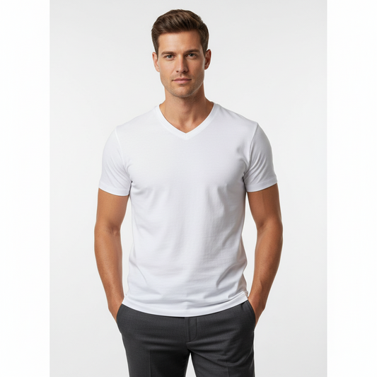 Camisa camiseta blanca hombre 018-M24-340 590/390