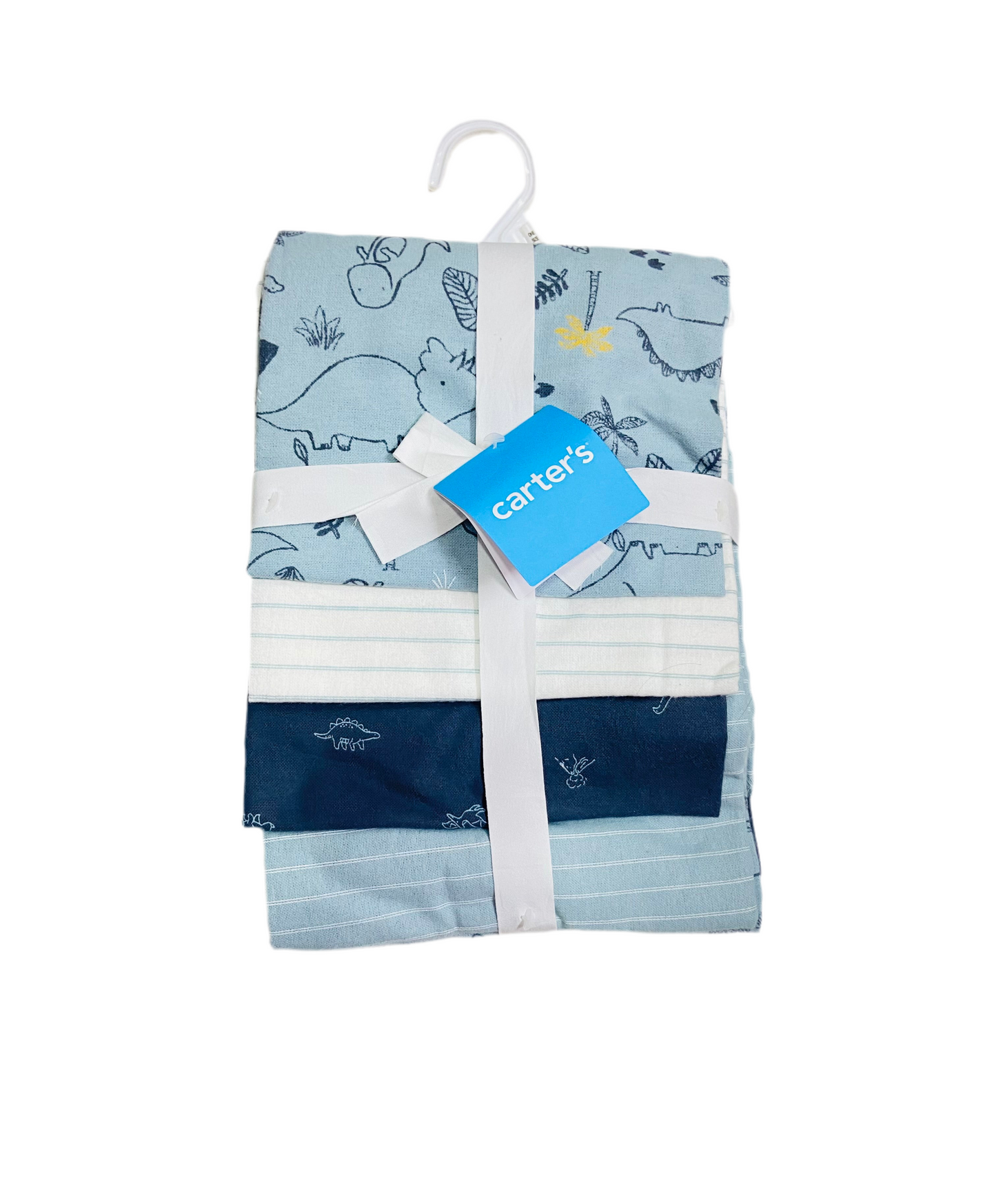 Set 4 sabana manta bebe niño Carters dinosaurios