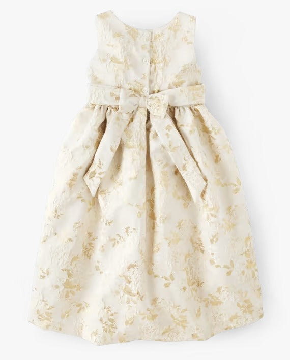 Vestido dorado gala niña Gymboree Especial Occasion
