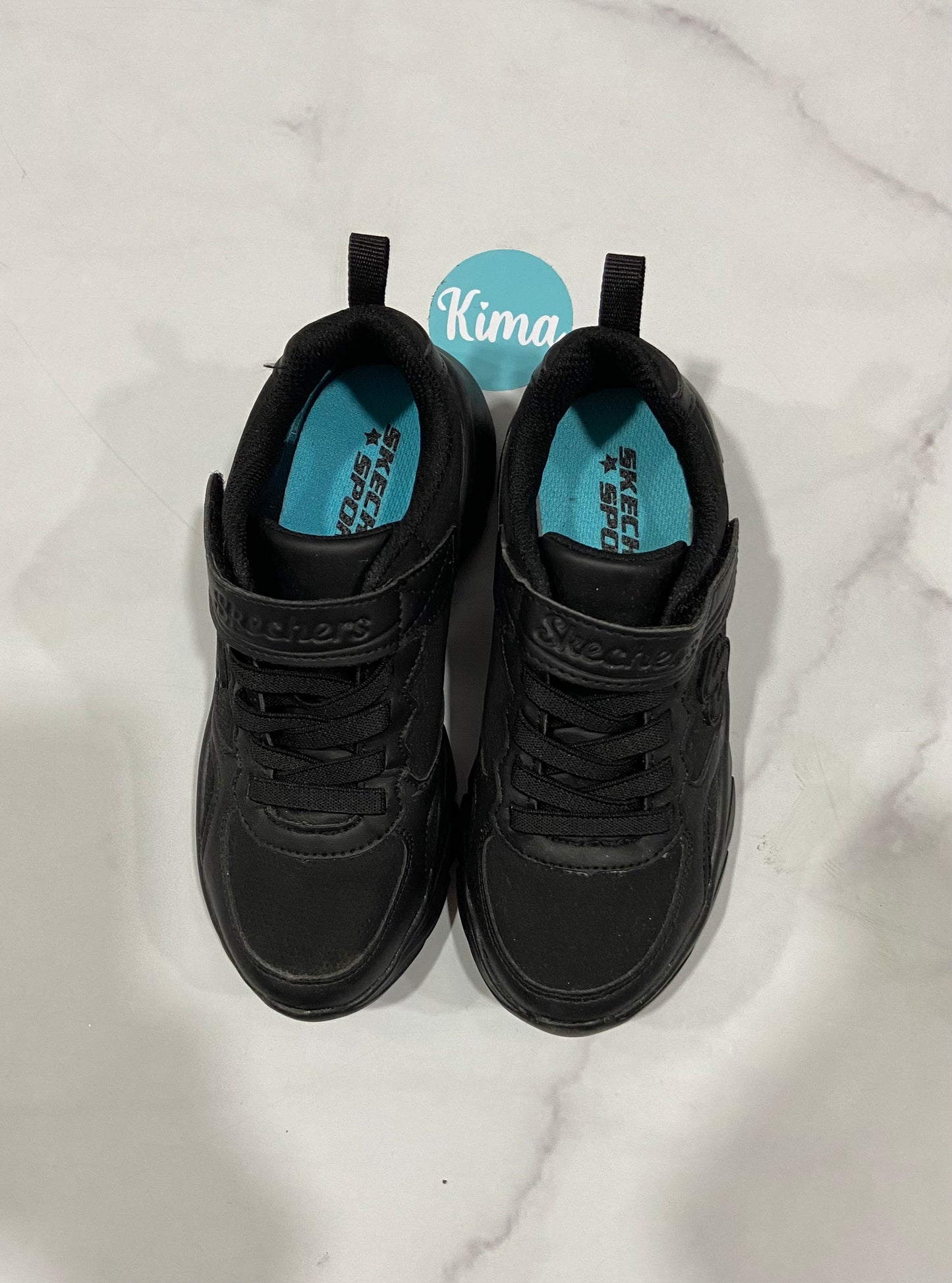 Tenis Negros Niño Niña Skechers zapatos negros