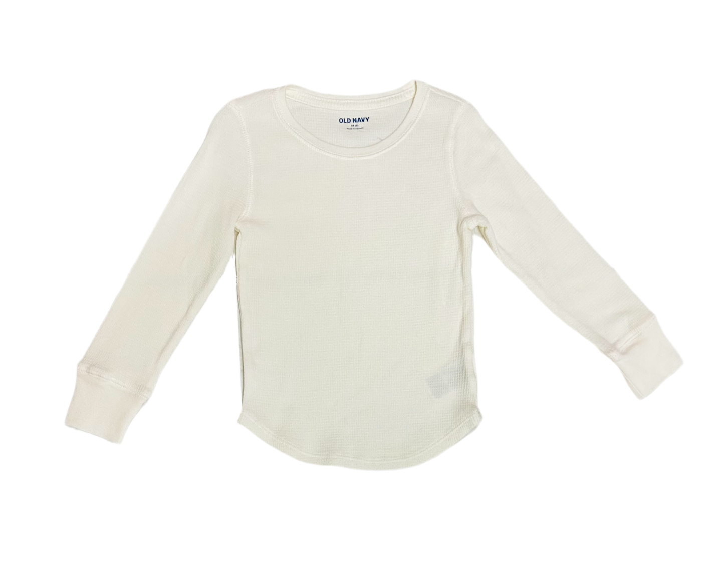Camisa blanca manga larga niño old navy algodón