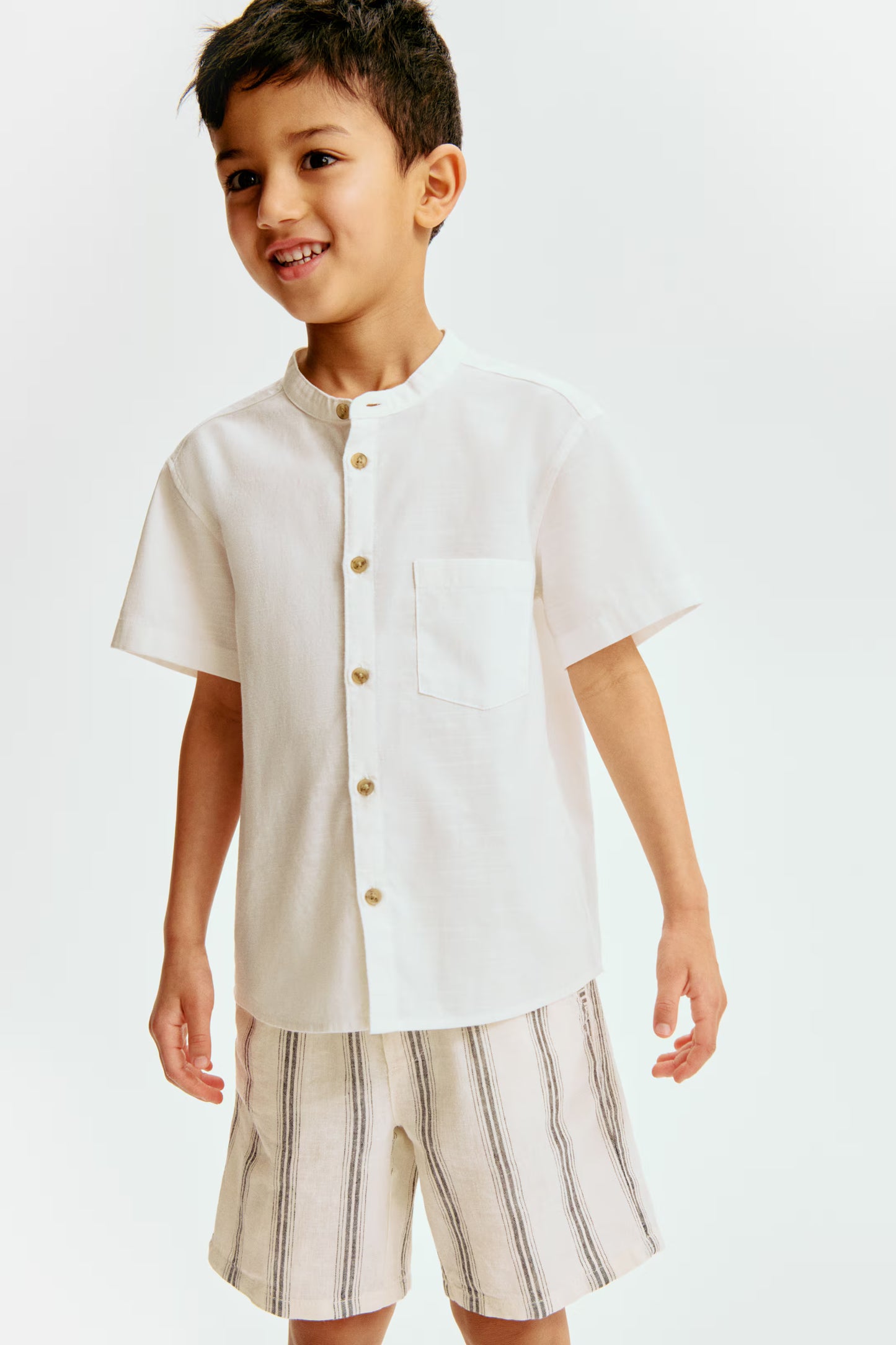 Camisa blanca formal niño H&M 1217934007
