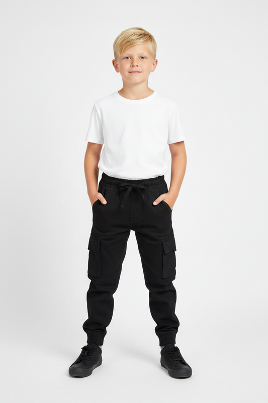 Pantalón jogger cargo negro niño AEROPOSTALE 88802TT