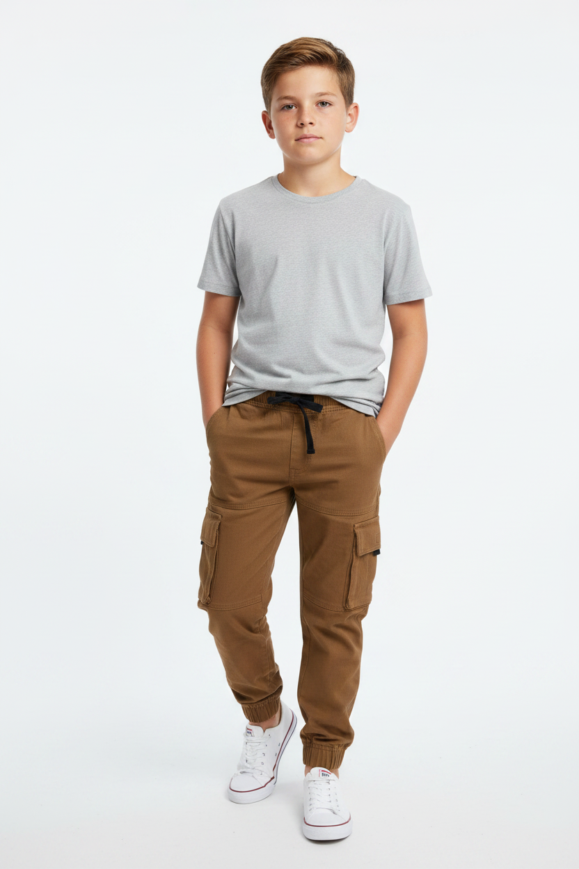 Pantalón jogger cargo cafe niño AEROPOSTALE 88802TT