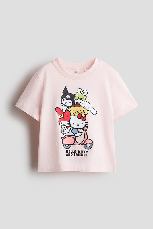 Camisa rosada hello kitty sanrio niña H&M 1330875004