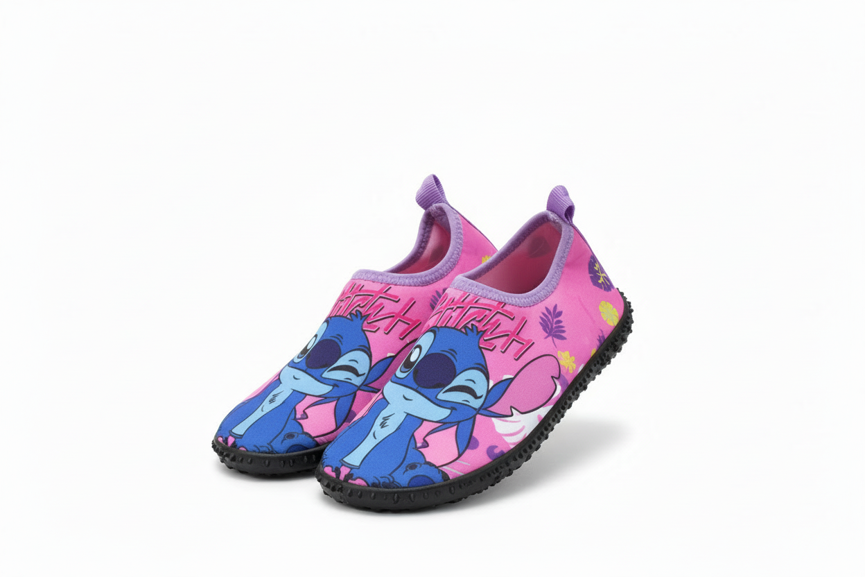 Sandalias de baño moradas bebe niña y niña Stitch D8-STI-Z157D water shoes