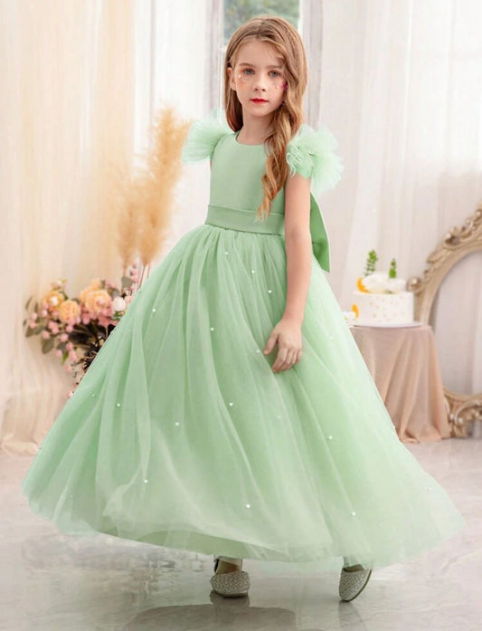 Vestido verde gala eventos