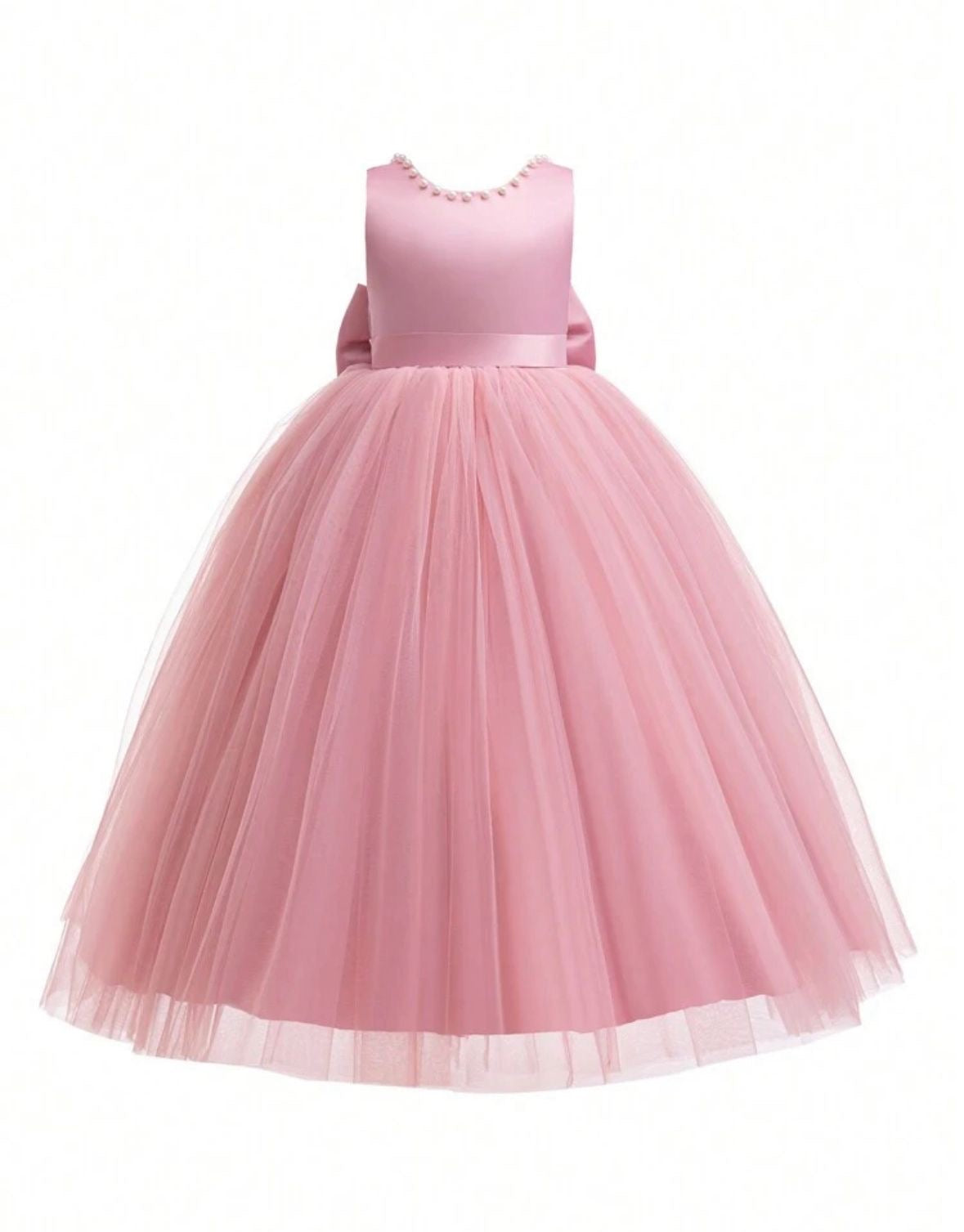Vestido rosado gala eventos